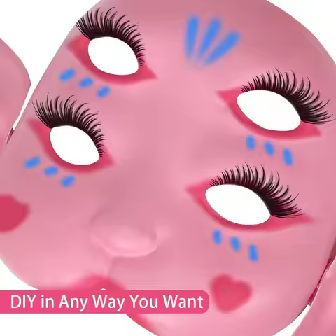 Game Character 3D Printed Crying Baby Mask Latex Party Accessory Melanies Martinezs Mask Pink MASK D