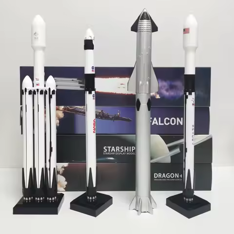 1:233 SpaceX Starship Falcon 9 FH Block5-Starlink Super Heavy Space Rocket Model