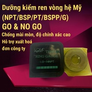 NPT BSP PT BSPP G pipe thread gauge, VGMF threaded ring gauge, pipe thread gauge.