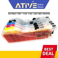 BRO LC535 LC539 XL COMPATIBLE LONG REFILLABLE INK CARTRIDGE WITH INK USE FOR J100 J105 J200 BRO PRIN