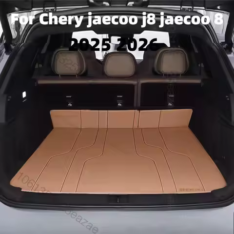 For Chery jaecoo j8 jaecoo 8 2025 2026 Trunk Mats Leather Rear Cargo Waterproof Carpet Storage Pad A