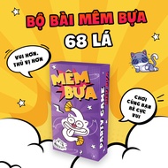 Bộ bài Mêm Bựa boardgame Siêu lầy Siêu hài hước chơi nhóm cùng bạn bè 68 lá