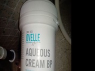 Ovelle Aqueous Cream BP emollient Moisturiser 500g