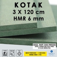 HIJAU 3 x 120 cm box - 6 mm HMR - HMR Board Green MDF Board/