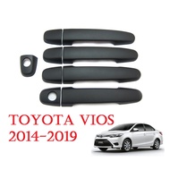 Door Handle Cover Sedan TOYOTA VIOS Year 2014-2019 Matte Black Accessories