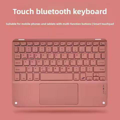Wireless keyboard, charging, trackpad, ipad touch mini keyboard, compatible with ipad tablet Touchpa
