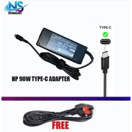 NEW MODEL FOR HP 90W TYPE-C AC ADAPTER  CHARGER 5V3A 9V3A 12V5A 15V4.33A 19V4.74A FOR HP LAPTOP CHAR