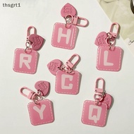 [TG1] Pink 26 Letters Keychain, A-Z Charm Jewelry for Everyday Wear [TH]