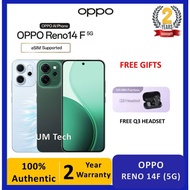 OPPO RENO 14F (5G) 12GB RAM + 256GB ROM | Local Set 2 Year OPPO Warranty