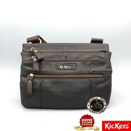 KICKERS PREMIUM LEATHER SLING POUCH BAG ( KIC-S-78667 )