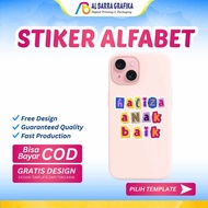 AZ Letter Alphabet Sticker | Scrapbook Decoration Stickers | Aesthetic Sticker Decorative Alphabet S