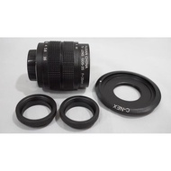 Lanz- Fujian 35Mm F1.7 C Mount Cctv Lens + C Adapter + 2X Macro Ring