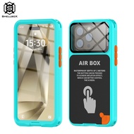 ShellBox สำหรับ Iphones 12/12Pro/13/13Pro/14/14Por/15/15Pro[6.1นิ้ว] IP68เคสโทรศัพท์กันน้ำ