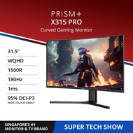 PRISM+ X315 PRO | 31.5" WQHD 180Hz Curved Gaming Monitor