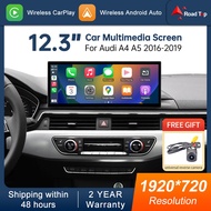 12.3'' Ultra-thin Wireless Carplay Touch Screen For Audi A4 A5 MIB2 System 2016-2019 Android Auto St