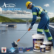 A-CLASS FIBER KING 500 WATERPROOFING COATING WATER-BASED LIQUID ELASTIC MICRO-FIBER WATERPROOF ROOF 
