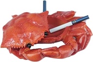 MONMOB Funny Ashtray Outdoor Ashtray Cute Ashtray for Cigarettes Home Office Porch Patio Decorations Outdoor Indoor Ashtray (crab)