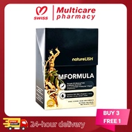 Naturelish MFORMULA 30 Sachets | Vitality & Fatigue Relief | 4-Ginseng Blend | MAL Reg