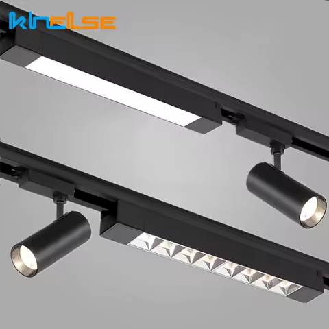 Modern Long Strip LED Track Lamps 20/30W Aluminum Ceiling Rail Line Floodlight Living Room Clothes S