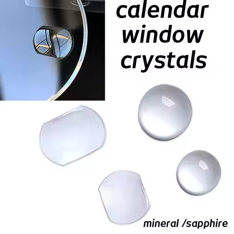 Mineral Sapphire Watch Crystal Date Calendar Window Magnifying Glass Watch Parts Square 7x5.5mm 5.8x