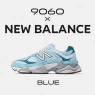 100% original New Balance 9060 Sneakers chrome blue U9060EED Men's and women's casual sports shoes h