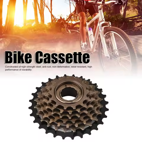 Freewheel Cassette Sprocket 7 Speed Mountain Bike Replacement Accessory Cassette Flywheel