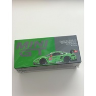 [Ready Stock Mail] MINIGT No. 889 Porsche 911GT3 Green Dinosaur Painting Brand New Unopened As Shoot
