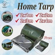 【1 Get 1 Free🎁】1M-4M Ground Sheet 2x4m Canvas canopy 2x2m Home Tarp 2x3m Outdoor Cover Tricycle suns