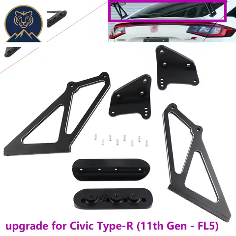 Performance Styling Rear High Mount Wing Bracket Stay Kit – For 2023-2025 Honda Civic Type R FL5