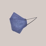 韓式立體口罩 - 長春花藍 (30片)