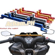 CNC Motorcycle Cross Bar Balance Handlebar LED Light Mount Nmax V1 V2 / Aerox Nmax V2 Accessories