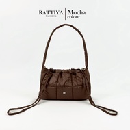 Small Puffer Gather Bag P-Nyl / 2 colors กระเป๋านุ่มนิ่ม ทรงเกี๊ยว ใบเล็ก น้ำหนักเบา สะพายไหล่