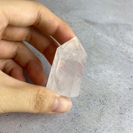 水晶柱- 粉水晶柱 辦公室療癒微景觀 裝置擺飾 一物一圖