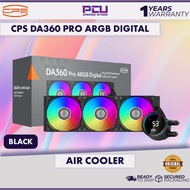CPS DA360 PRO DIGITAL ARGB 360MM LIQUID AIO COOLER - BLACK