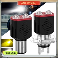 【ESYS fast】Motorcycle Headlight Dual Lens 1200LM 12-80V H4 H6/BA20D Motorcycle Headlight