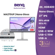 BenQ MA270UP I Nano Gloss | 27" 4K Monitor I Mac Monitor | USB-C 90W