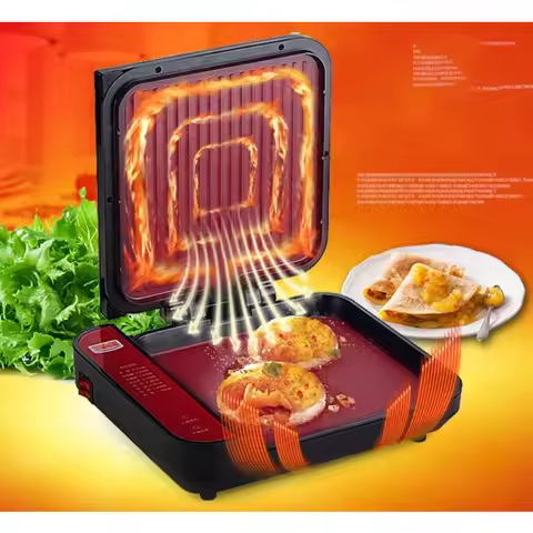 Intensify and deepen the multifunctional electric frying pan, double-sided heating household electri