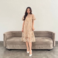 CARAVAL - Monroe Dress /  Dress Premium / Dress Pesta Premium / Dress Kekinian / Dress Imlek / Dress