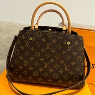 ｛✨全新閑置品｜經典老花🤎｝LV 經典老花MONTAIGNE 單肩包/手提包