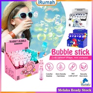 Bubble Stick Bubble Blowing Children's Toy Stick Cartoon Shape Mini Bubble Stick Mainan Air Sabun Bu