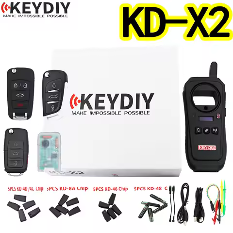 Original KEYDIY KD-X2 Remote Maker Unlocker Key Generator 96Bit 48 Transponder Chip Copier with Data