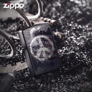 Zippo Black Matte Peace On Flag Classic Windproof Pocket Lighter｜Zippo 28864 Zippo Original Genuine 