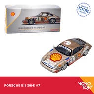 Tiny X Sparky X Shell Porsche 911 (964) 7 Diecast Metal 1/64