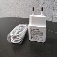 Samsung PD 15W Fast ChargerสําหรับGalaxy S20 FE S21 S8 S9 S10 Plusหมายเหตุ 8 9 A51 A52 A71 USB C EU