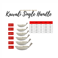 PRECIOUS STAR [1PC] High Quality Kawali Single Handle Swing Handle Kawali Copper Silver Kawali & Kaw