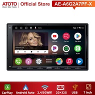 ❦✽✖ ATOTO 2 Din Car Radio Android Universal Car Stereo Bluetooth GPS Wifi Wireless CarPlay 7 Car Screen For LADA Toyota Ford Car