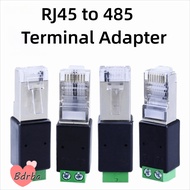 BDRBA RJ45 Terminal Adapter, RJ45 Male Connector  Adapter RJ45 to RS485 Converter, Splitter 2PIN Ter