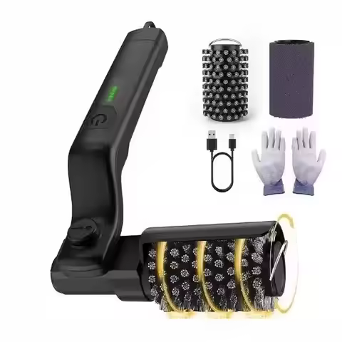 2-in-1 BBQ Grill Brush 3-Speed Settings Electric Grill Brush,180° Adjustable Head,90 Mins Grill Clea