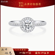 ♀✒Cincin berlian platinum Dafu asli Zhou pt950 cincin berlian asli cadangan wanita cincin perkahwinan berlian model wani
