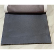 Eyelet Curtain 130x140 Dark Gray Oak Ring UV Protection Dim-out Fabric Blackout Curtain